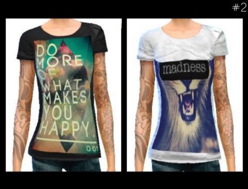 Wrinkled Womens Graphic Tees