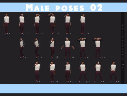 Male poses 02