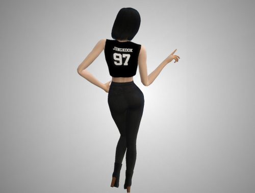 BTS Crop Top - Spa Day needed