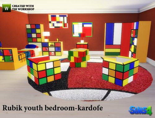 kardofe_Rubik youth bedroom