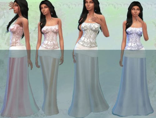 Bridal Metallic and Silk Set