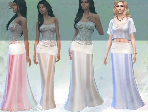 Bridal Metallic and Silk Set