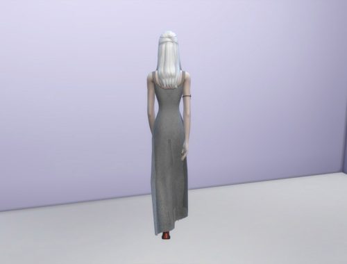 White Hair Recolor 7: Luxury Party Style