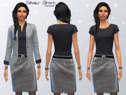 Silver skirt