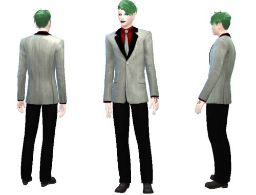Suit outfit Joker suicide squad