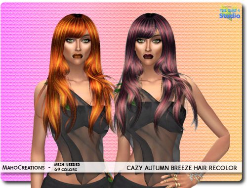 Cazy Autumn Breeze Hair Recolor - mesh needed