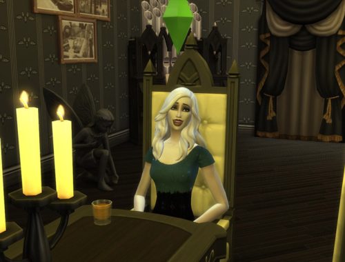 White Hair Recolor 8: Romantic Garden Style