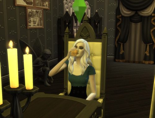 White Hair Recolor 8: Romantic Garden Style