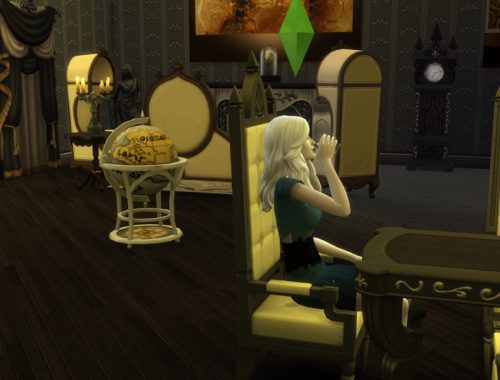 White Hair Recolor 8: Romantic Garden Style