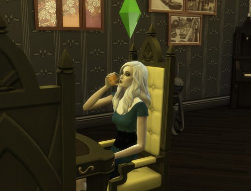 White Hair Recolor 8: Romantic Garden Style
