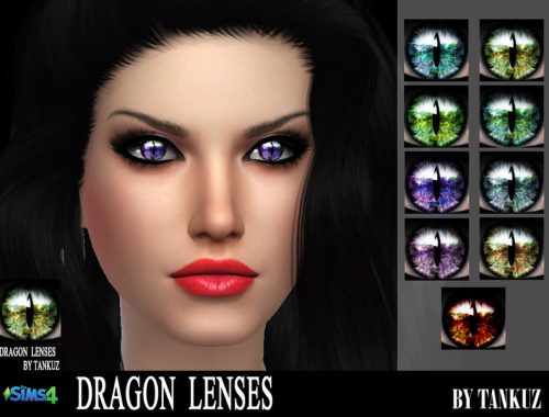 The Sims 4. Dragon Lenses by Tankuz.