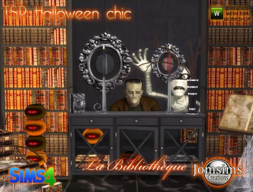 Tsr halloween chic set la bibliotheque