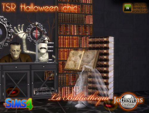 Tsr halloween chic set la bibliotheque