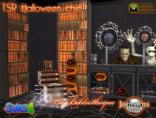 Tsr halloween chic set la bibliotheque