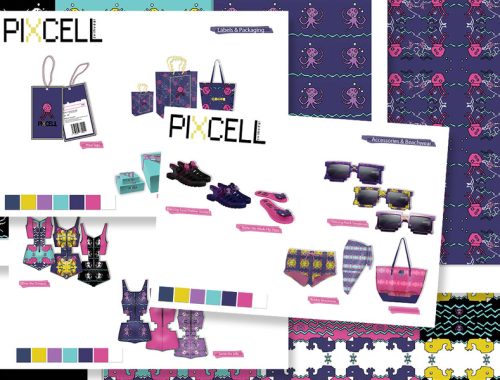 SET of 4 - Pixcell [Pt.2] Jamie the Jelly Swimsuit