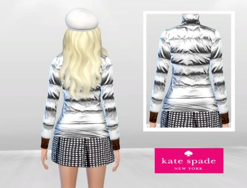 Bomber Silver Puffer Jacket