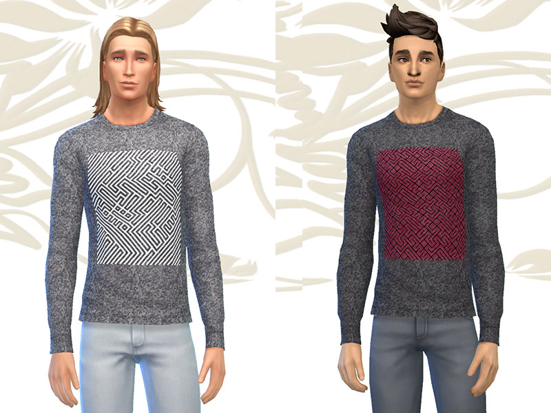 Sweater Labyrinthe - The Sims 4 Catalog