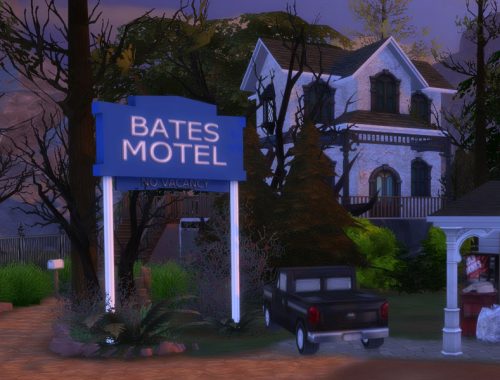 Bates Motel Bedroom