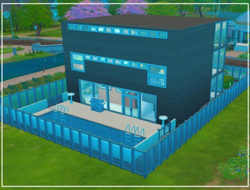 Modern Glass House with Black Exteriors