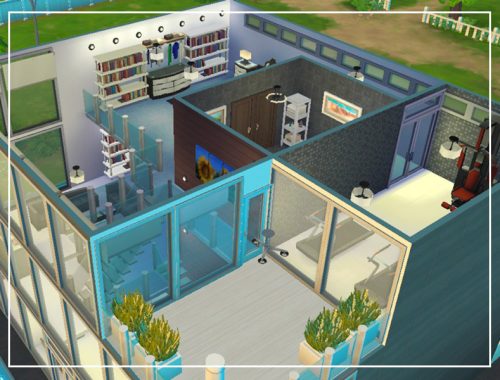 Modern Glass House with Black Exteriors