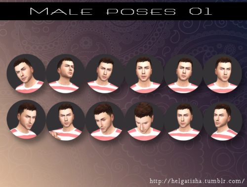 Male poses 01