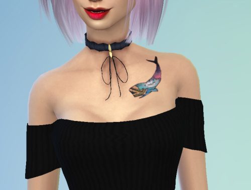 Tattoo Whale by Satas