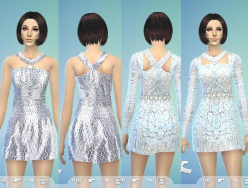 TatyanaName - White Mini Dress