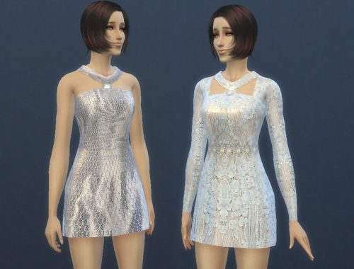 TatyanaName - White Mini Dress