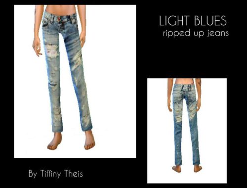 3 Piece Set YAF stripes, boots and denim