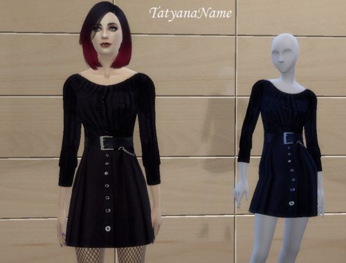 TatyanaName - Black Dress