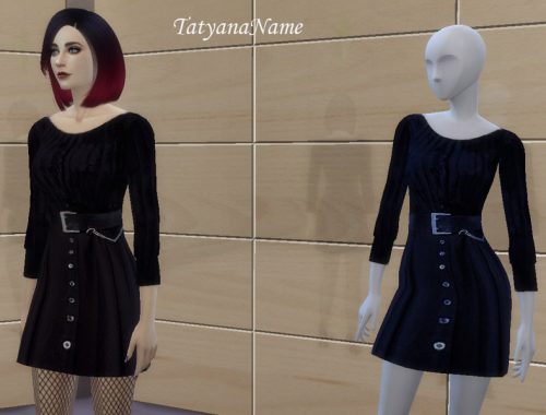 TatyanaName - Black Dress