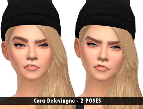 Cara Delevingne- 2 POSES