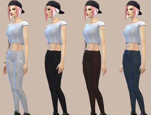 Skinny Cargo Pants