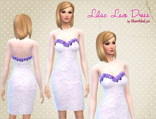 Glam Sheer Sleeve Dress