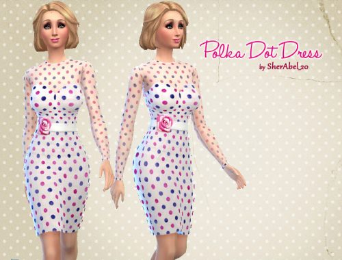 Glam Sheer Sleeve Dress