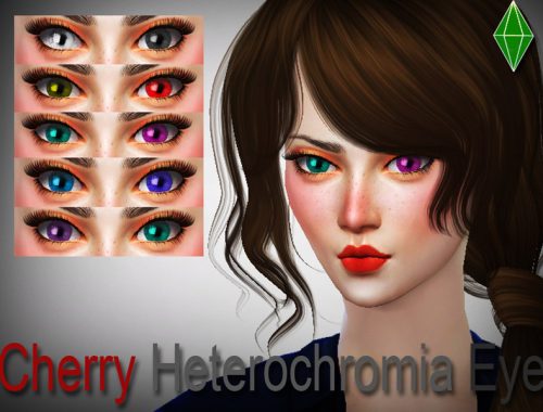 Cherry Heterochromia Eye