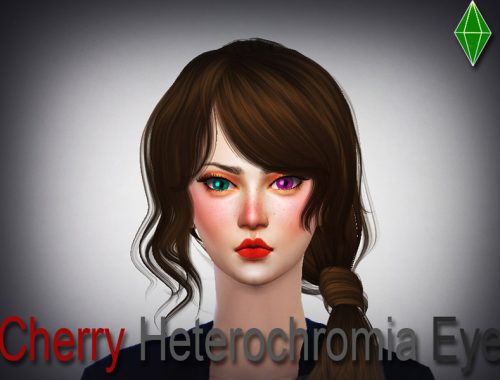 Cherry Heterochromia Eye