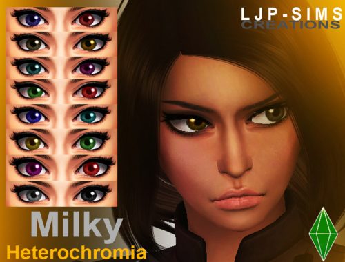 Milky Heterochromia Eye (Earrings)