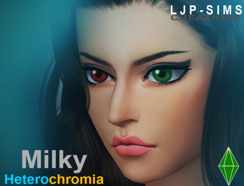Milky Heterochromia Eye (Earrings)