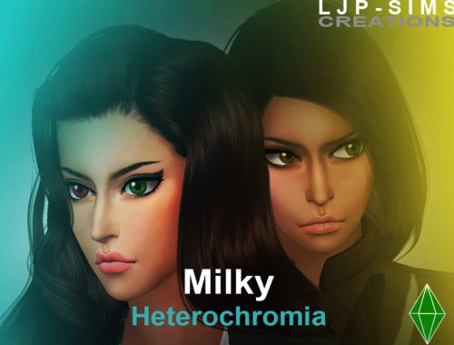 Milky Heterochromia Eye (Earrings)