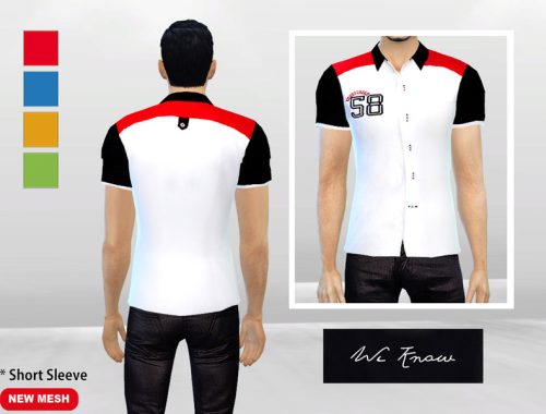Stanza Button-Up Polo