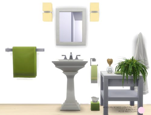 Modern Boxed Lighting Set