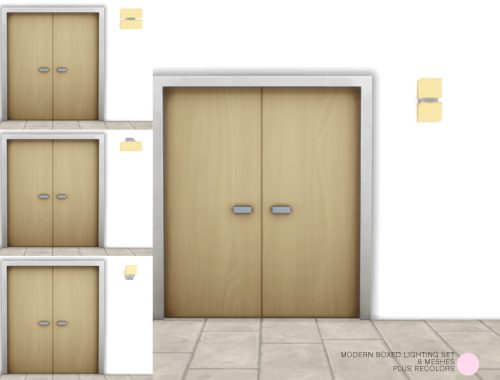 Modern Boxed Lighting Set