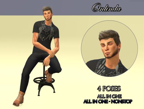 Barstool 2 - Pose Pack