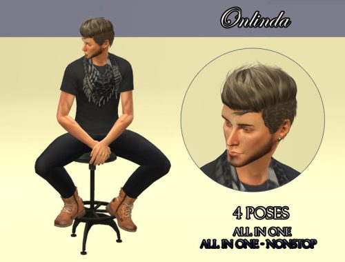 Barstool 2 - Pose Pack