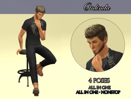 Barstool 2 - Pose Pack