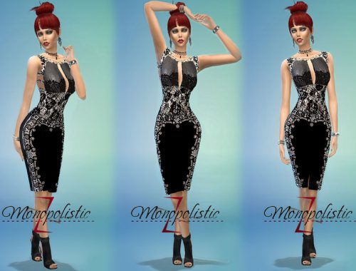 Elegant Salon Dress