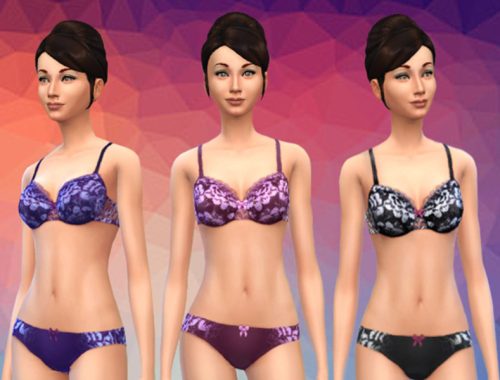 Mod The Sims - 3 underwear for teens