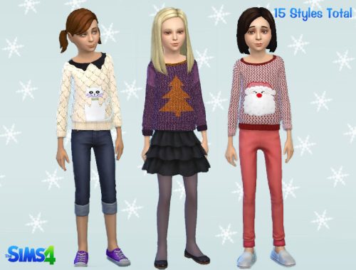 Girls Winter Sweater