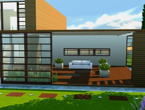 Modern Wood House